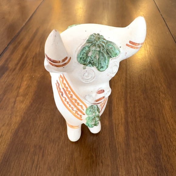 Peruvian Pottery Bull Torito de Pucara Terracotta Sculpture Figurine Vintage - Picture 13 of 13
